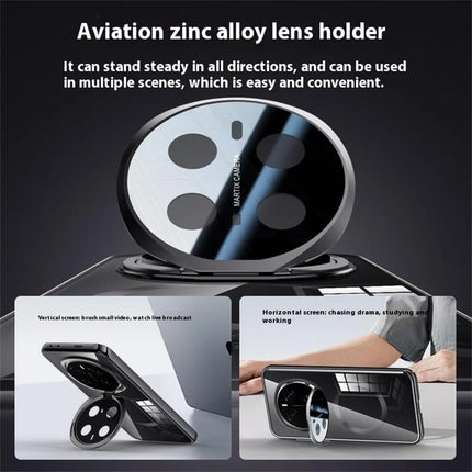 For Honor Magic7 Pro 5G Case Compatible with MagSafe Lens Kickstand Clear PC Back Cover