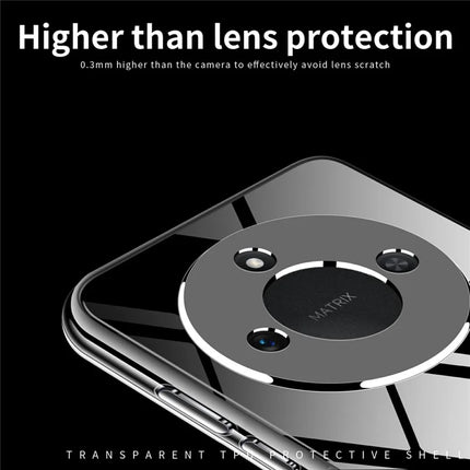 MOFI For Honor X60 5G Case Anti-Scratch Clear Soft TPU Phone Cover
