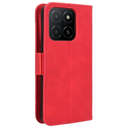 For Honor X5b Plus / X5b Leather Case Phone Wallet Cover with Multiple Card Slots