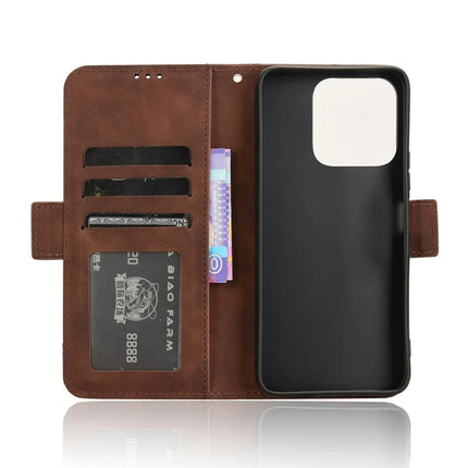For Honor X5b Plus / X5b Leather Case Phone Wallet Cover with Multiple Card Slots