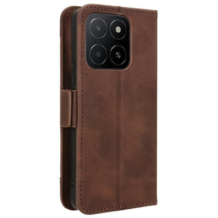 For Honor X5b Plus / X5b Leather Case Phone Wallet Cover with Multiple Card Slots