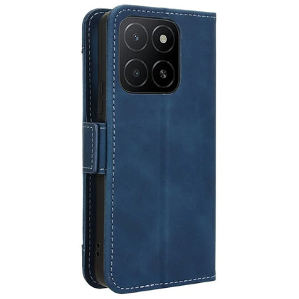 For Honor X5b Plus / X5b Leather Case Phone Wallet Cover with Multiple Card Slots