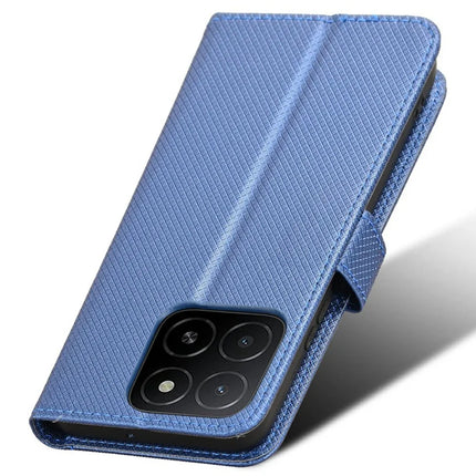 For Honor X5b Plus / X5b Case PU Leather Diamond Texture Wallet Phone Cover