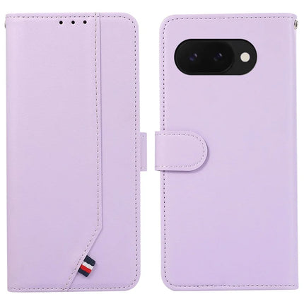 For Google Pixel 9a Case RFID Blocking Flip Leather Phone Cover - Purple