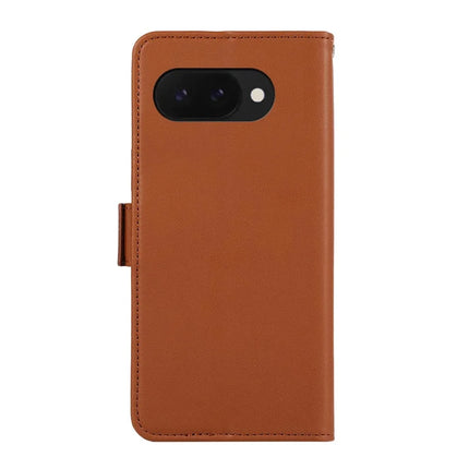 ABEEL For Google Pixel 9a Case Leather Phone Cover with RFID Blocking Wallet