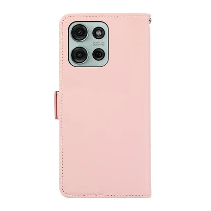 ABEEL For Motorola Moto G75 5G Case Leather Phone Cover with RFID Blocking Wallet