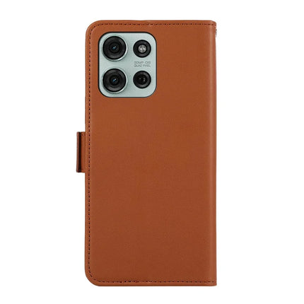 ABEEL For Motorola Moto G75 5G Case Leather Phone Cover with RFID Blocking Wallet