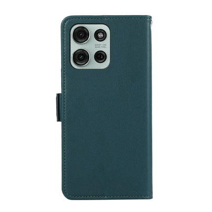 ABEEL For Motorola Moto G75 5G Case Leather Phone Cover with RFID Blocking Wallet