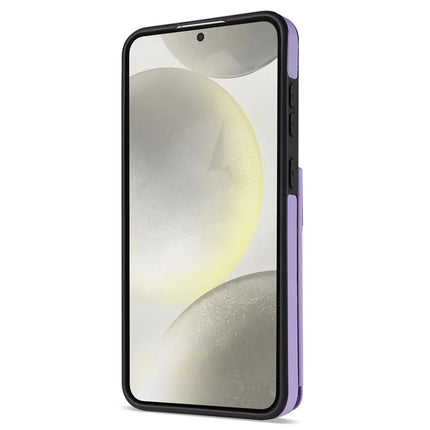 For Samsung Galaxy A55 5G Case with Wrist Strap Card Slots Rhombus Leather+TPU Phone Cover
