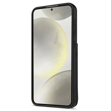 For Samsung Galaxy A15 4G / 5G Case with Wrist Strap Card Slots Rhombus Leather+TPU Phone Cover