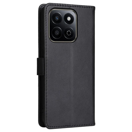 For Honor Play 60 Plus 5G / Play 9T / X7c 4G / 200 Smart 5G Case Solid Color Leather Mobile Cover Wallet Stand with Strap