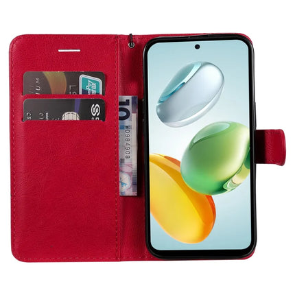For Honor Play 60 Plus 5G / Play 9T / X7c 4G / 200 Smart 5G Case Solid Color Leather Mobile Cover Wallet Stand with Strap