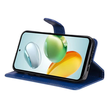 For Honor Play 60 Plus 5G / Play 9T / X7c 4G / 200 Smart 5G Case Solid Color Leather Mobile Cover Wallet Stand with Strap