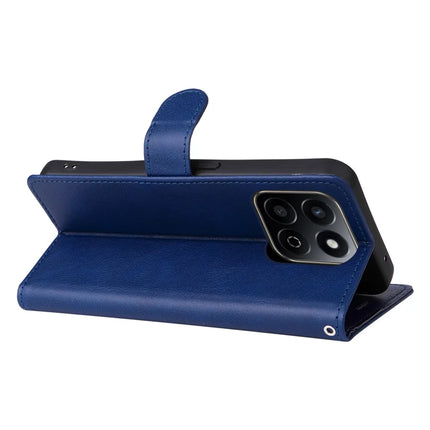 For Honor Play 60 Plus 5G / Play 9T / X7c 4G / 200 Smart 5G Case Solid Color Leather Mobile Cover Wallet Stand with Strap
