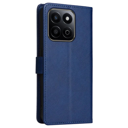 For Honor Play 60 Plus 5G / Play 9T / X7c 4G / 200 Smart 5G Case Solid Color Leather Mobile Cover Wallet Stand with Strap