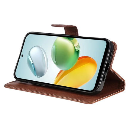 For Honor Play 60 Plus 5G / Play 9T / X7c 4G / 200 Smart 5G Case Solid Color Leather Mobile Cover Wallet Stand with Strap