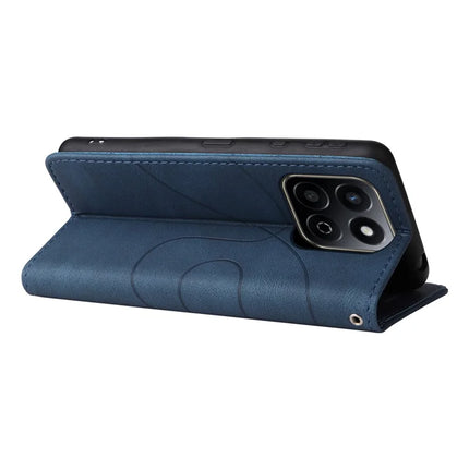 For Honor Play 60 Plus 5G / Play 9T / X7c 4G / 200 Smart 5G Leather Case Wallet Stand Color Splicing Phone Cover
