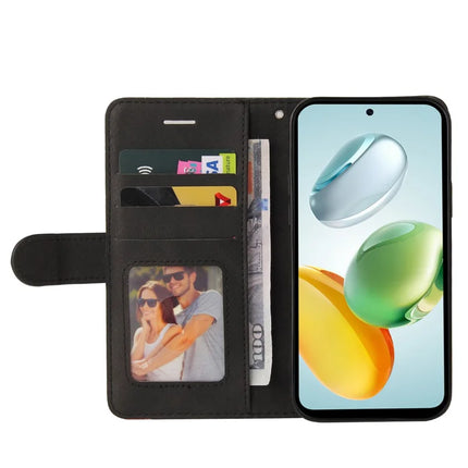 For Honor Play 60 Plus 5G / Play 9T / X7c 4G / 200 Smart 5G Leather Case Wallet Stand Color Splicing Phone Cover