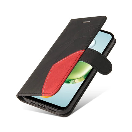 For Honor Play 60 Plus 5G / Play 9T / X7c 4G / 200 Smart 5G Leather Case Wallet Stand Color Splicing Phone Cover