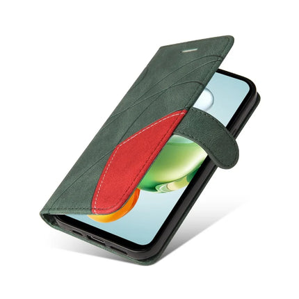 For Honor Play 60 Plus 5G / Play 9T / X7c 4G / 200 Smart 5G Leather Case Wallet Stand Color Splicing Phone Cover