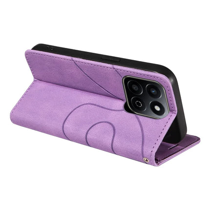 For Honor Play 60 Plus 5G / Play 9T / X7c 4G / 200 Smart 5G Leather Case Wallet Stand Color Splicing Phone Cover
