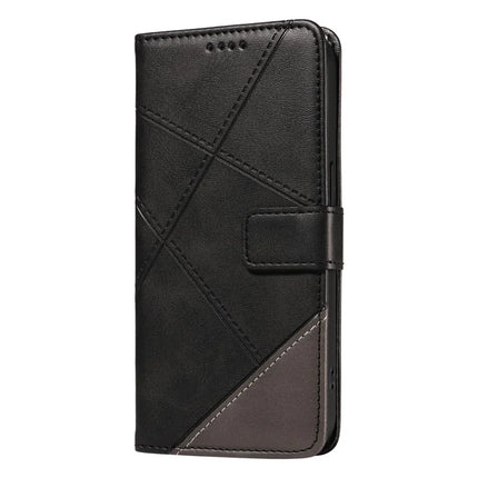 For Honor Play 60 Plus 5G / Play 9T / X7c 4G / 200 Smart 5G Leather Case Geometric Line Wallet Phone Cover