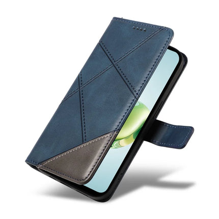 For Honor Play 60 Plus 5G / Play 9T / X7c 4G / 200 Smart 5G Leather Case Geometric Line Wallet Phone Cover