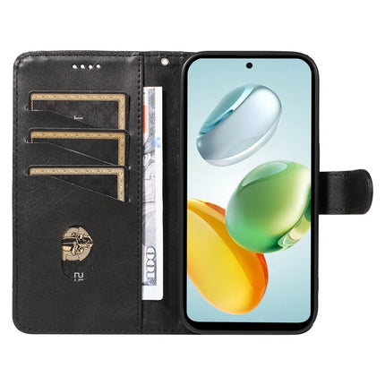 For Honor Play 60 Plus 5G / Play 9T / X7c 4G / 200 Smart 5G Wallet Phone Case T-Shape Lines Leather Cover