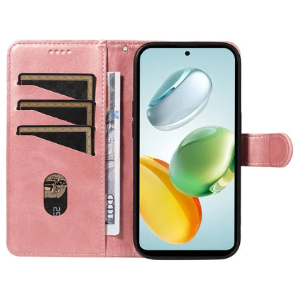 For Honor Play 60 Plus 5G / Play 9T / X7c 4G / 200 Smart 5G Wallet Phone Case T-Shape Lines Leather Cover
