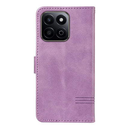 For Honor Play 60 Plus 5G / Play 9T / X7c 4G / 200 Smart 5G Wallet Phone Case T-Shape Lines Leather Cover