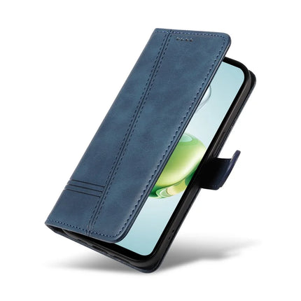 For Honor Play 60 Plus 5G / Play 9T / X7c 4G / 200 Smart 5G Wallet Phone Case T-Shape Lines Leather Cover