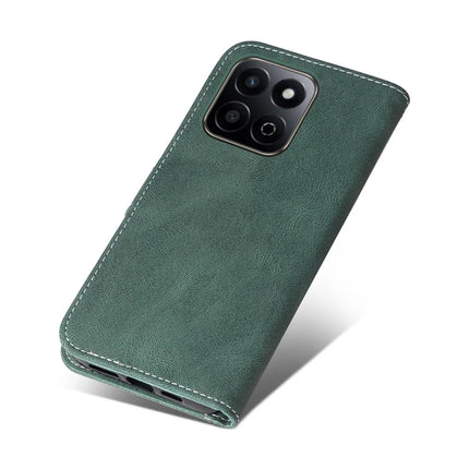 For Honor Play 60 Plus 5G / Play 9T / X7c 4G / 200 Smart 5G Leather Case Wallet Phone Cover 3 Color Splicing