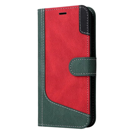 For Honor Play 60 Plus 5G / Play 9T / X7c 4G / 200 Smart 5G Leather Case Wallet Phone Cover 3 Color Splicing