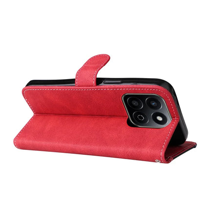 For Honor Play 60 Plus 5G / Play 9T / X7c 4G / 200 Smart 5G Leather Case Wallet Phone Cover 3 Color Splicing