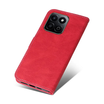 For Honor Play 60 Plus 5G / Play 9T / X7c 4G / 200 Smart 5G Leather Case Wallet Phone Cover 3 Color Splicing