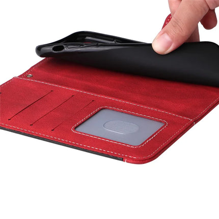 For Honor Play 60 Plus 5G / Play 9T / X7c 4G / 200 Smart 5G Leather Case Wallet Phone Cover 3 Color Splicing