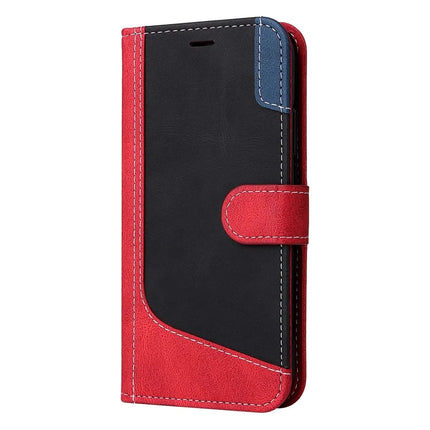 For Honor Play 60 Plus 5G / Play 9T / X7c 4G / 200 Smart 5G Leather Case Wallet Phone Cover 3 Color Splicing