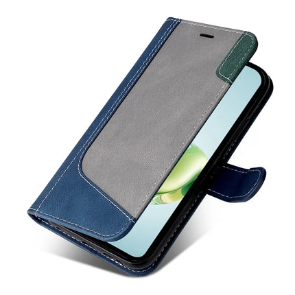For Honor Play 60 Plus 5G / Play 9T / X7c 4G / 200 Smart 5G Leather Case Wallet Phone Cover 3 Color Splicing