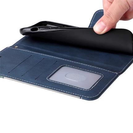 For Honor Play 60 Plus 5G / Play 9T / X7c 4G / 200 Smart 5G Leather Case Wallet Phone Cover 3 Color Splicing