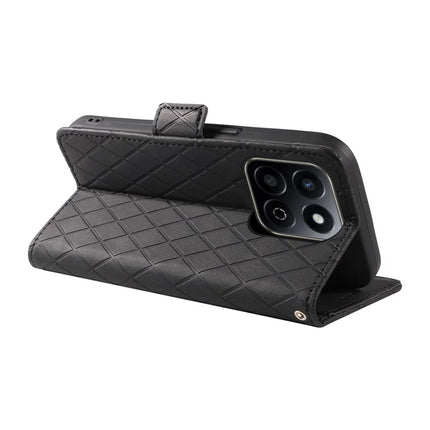 For Honor Play 60 Plus 5G / Play 9T / X7c 4G / 200 Smart 5G Case Rhombus PU Leather Flip Wallet Phone Cover