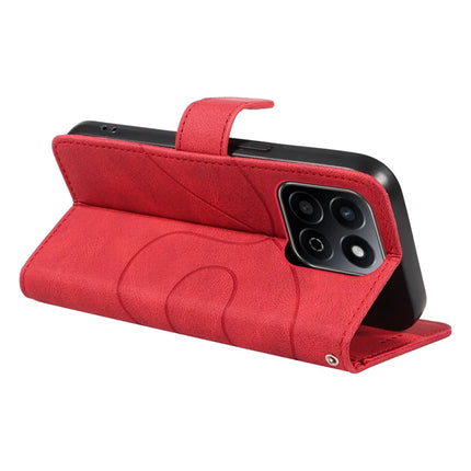 For Honor Play 60 Plus 5G / Play 9T / X7c 4G / 200 Smart 5G Stand Case Wallet Leather Phone Cover Curved Line