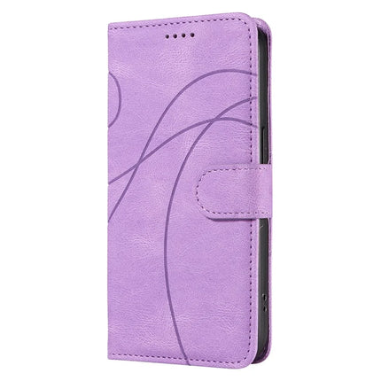 For Honor Play 60 Plus 5G / Play 9T / X7c 4G / 200 Smart 5G Stand Case Wallet Leather Phone Cover Curved Line