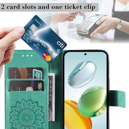 For Honor Play 60 Plus 5G / Play 9T / X7c 4G / 200 Smart 5G Case Sunflower Leather Wallet Phone Cover