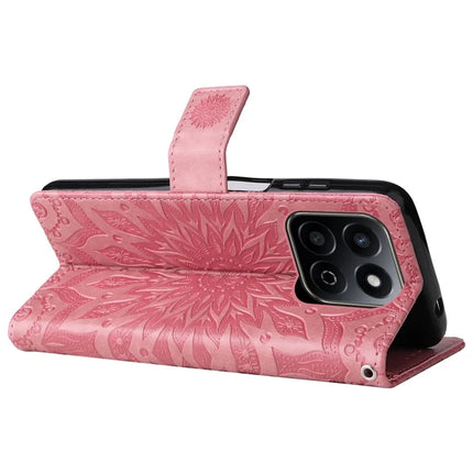For Honor Play 60 Plus 5G / Play 9T / X7c 4G / 200 Smart 5G Case Sunflower Leather Wallet Phone Cover