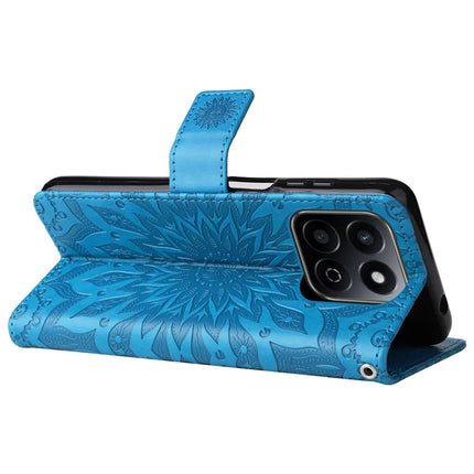 For Honor Play 60 Plus 5G / Play 9T / X7c 4G / 200 Smart 5G Case Sunflower Leather Wallet Phone Cover
