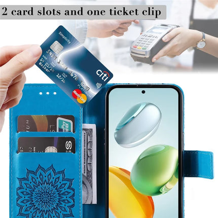 For Honor Play 60 Plus 5G / Play 9T / X7c 4G / 200 Smart 5G Case Sunflower Leather Wallet Phone Cover