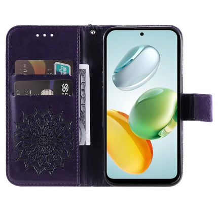 For Honor Play 60 Plus 5G / Play 9T / X7c 4G / 200 Smart 5G Case Sunflower Leather Wallet Phone Cover