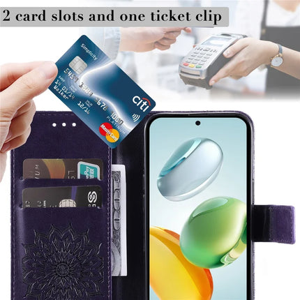 For Honor Play 60 Plus 5G / Play 9T / X7c 4G / 200 Smart 5G Case Sunflower Leather Wallet Phone Cover