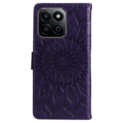 For Honor Play 60 Plus 5G / Play 9T / X7c 4G / 200 Smart 5G Case Sunflower Leather Wallet Phone Cover