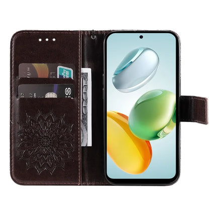 For Honor Play 60 Plus 5G / Play 9T / X7c 4G / 200 Smart 5G Case Sunflower Leather Wallet Phone Cover